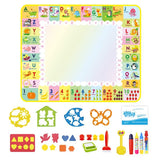 Jucarie interactiva si educativa, covorasul magic, picteaza, deseneaza si coloreaza cu apa, 120 x 89 cm - BUZ.RO