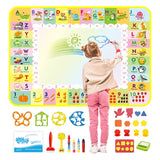 Jucarie interactiva si educativa, covorasul magic, picteaza, deseneaza si coloreaza cu apa, 120 x 89 cm