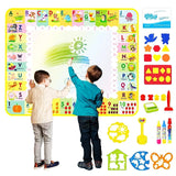 Jucarie interactiva si educativa, covorasul magic, picteaza, deseneaza si coloreaza cu apa, 120 x 89 cm