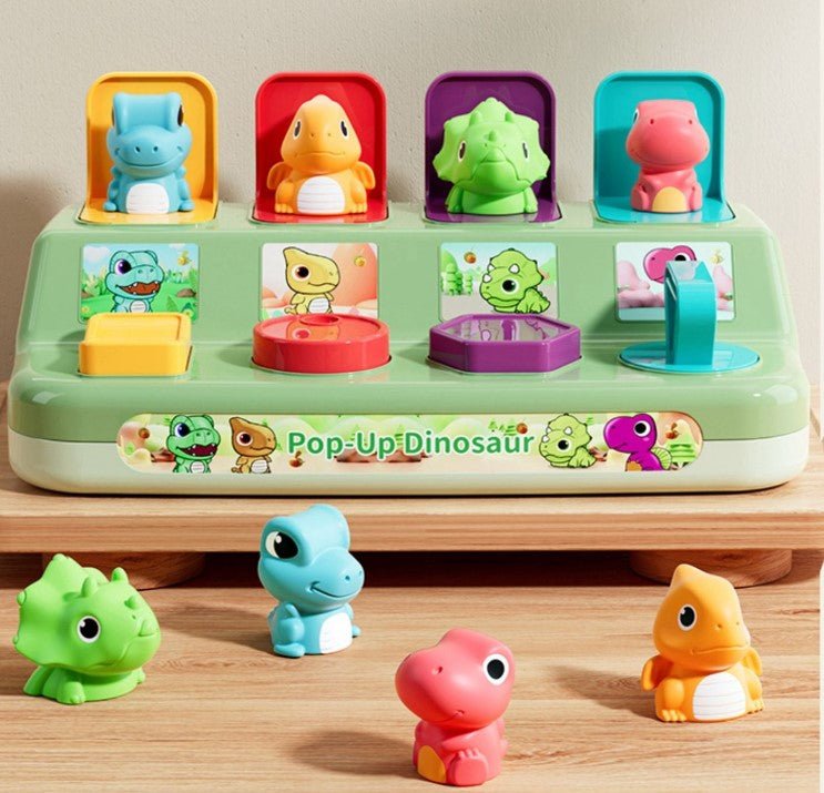 Jucarie senzoriala pentru bebelusi tip pop - up, cu sunete , multicolor - BUZ.RO