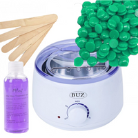 Kit epilare ceara, incalzitor ceara, ceara epilat, granule, 250gr, spatula lemn, ulei dupa epilare, traditionala