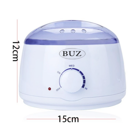 Kit de epilare cu ceara traditionala, incalzitor ceara 400 ml, ulei si betisoare, buz