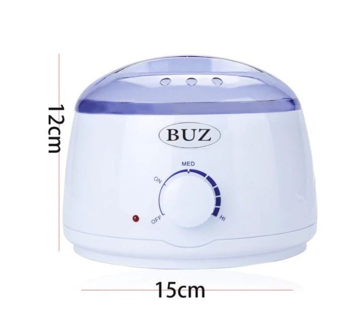 Kit epilare ceara, incalzitor ceara, ceara epilat, ceara cutie, miere, 400ml, spatula lemn, ulei dupa epilare 400ml - BUZ.RO