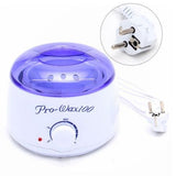 Kit epilare ceara, incalzitor ceara, ceara epilat, granule, 250gr, spatula lemn, ulei dupa epilare - BUZ.RO