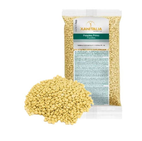 Kit epilare ceara, incalzitor ceara, ceara epilat, granule, 500gr , spatula lemn, ulei dupa epilare, traditionala, galben - BUZ.RO