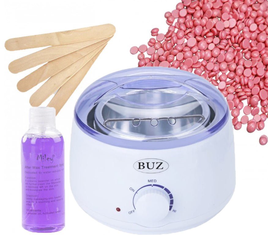 Kit epilare incalzitor ceara cutie traditionala ulei - BUZ.RO