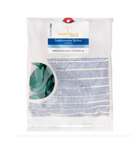 Kit epilare incalzitor ceara discuri traditionala ulei, verde, 1kg
