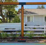 Kit pergola 8X3 M, structura metalica, conectori pergola/garaj, 12 conectori metal, culoare neagra, 100x100mm (Copy) - BUZ.RO