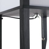 Lampa de podea din metal cu 3 polite integrate, lumina calda, rece si neutra, design modern, 160x26x26 cm, 40W - BUZ.RO