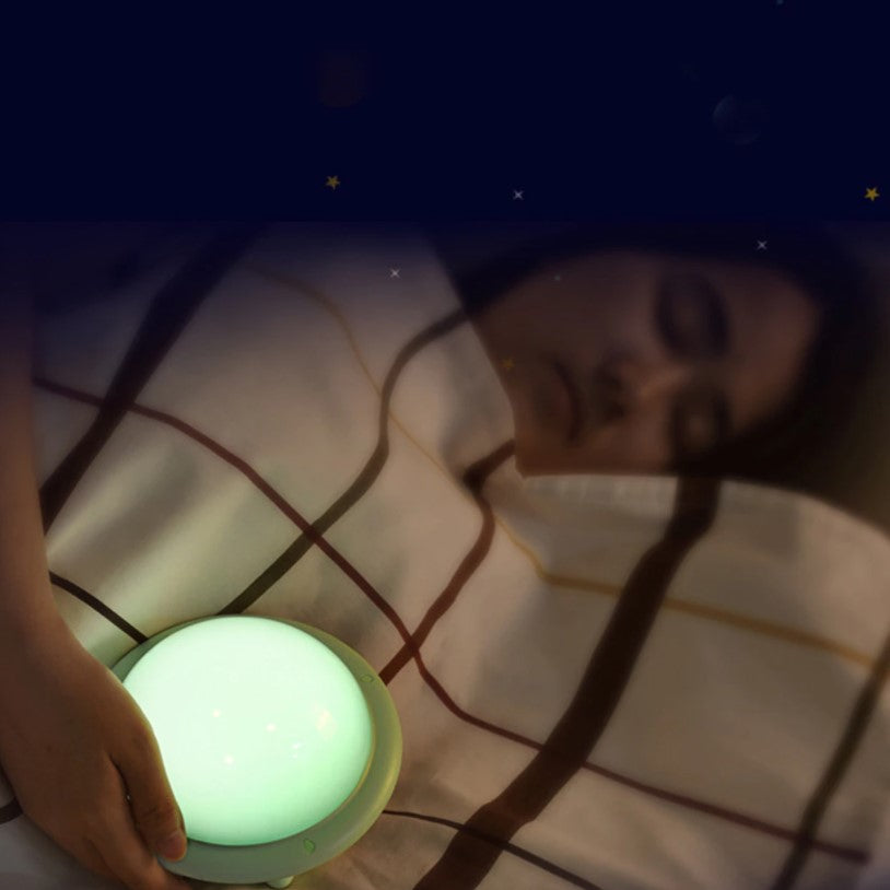 Lampa de veghe constelatii tip ozn, pentru copii, 3 culori, lumina reglabila, 3 filme de proiectie, verde