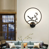 Lampa de veghe, pentru masa sau perete, veioza cu iluminare led, 3D, 3W, conectare la priza, model pasare luminoasa 300x15x325 - BUZ.RO