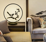 Lampa de veghe, pentru masa sau perete, veioza cu iluminare led, 3D, 3W, conectare la priza, model pasare luminoasa 300x15x325 - BUZ.RO