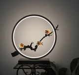 Lampa de veghe, veioza cu iluminare led, 3D, 3W, conectare la priza, model flori luminoase 300x15x325 mm
