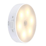 Lampa LED cu senzori de miscare, incarcare USB, portabila, pentru dressing, hol, scari, dulap de bucatarie, garaj, camera bebelusului, lumina calda - BUZ.RO