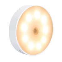 Lampa LED cu senzori de miscare, incarcare USB, portabila, pentru dressing, hol, scari, dulap de bucatarie, garaj, camera bebelusului, lumina calda