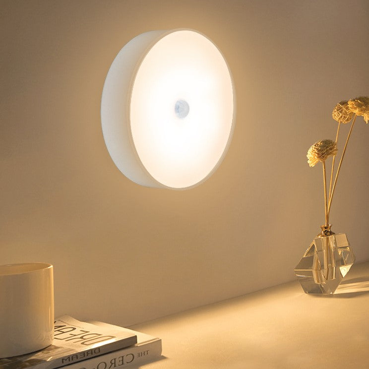 Lampa LED cu senzori de miscare, incarcare USB, portabila, pentru dressing, hol, scari, dulap de bucatarie, garaj, camera bebelusului, lumina calda