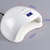 Lampa unghii, lampa uv, cu gel si semi, SUN 5, senzori, timer, 48w, afisaj LCD