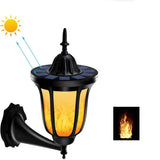 Lampa solara, efect de flacara, lampa stradala, pentru gradina si casa