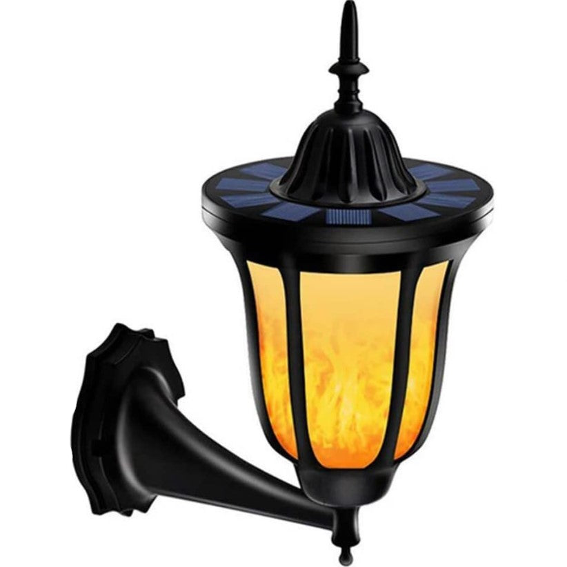 Lampa solara, efect de flacara, lampa stradala, pentru gradina si casa