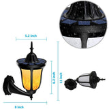 Lampa solara, efect de flacara, lampa stradala, pentru gradina si casa