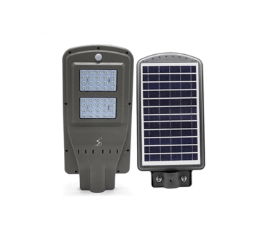 Lampa solara gradina, panou solar, 20w, surse led, 60 LED, tip buton, lumina, senzor voce, senzor uman, materia ABS+PC, impermeabila, IP65 - BUZ.RO