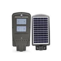 Lampa solara, stradala, pentru gradina, rezistenta la apa, cu suport prindere, 40W