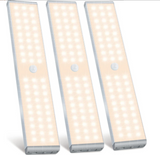 Lampa, aplica, cu 120 leduri albe, lumina calda, incarcare usb, alba