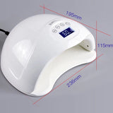 Lampa Unghii LED UV SUN 5 – 48W, Timer, Senzor Automat, Afișaj LCD - BUZ.RO
