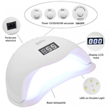 Lampa Unghii LED UV SUN 5 – 48W, Timer, Senzor Automat, Afișaj LCD - BUZ.RO