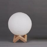 Lampa veghe Luna Moon Lamp 15 cm, imprimata 3D, reincarcabila - BUZ.RO