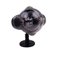 Laser exterior cu efect de craciun, fulgi albi curgatori, ip65