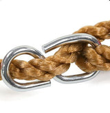 Leagan trapez de lemn cu set de inele pentru gimnastica copii cu frânghii reglabile - BUZ.RO