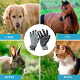 Manusi pentru curatarea, ingrijirea parului animalului de companie, anti muscaturi, anti zgarieturi - BUZ.RO