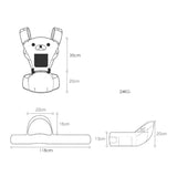 Marsupiu ergonomic, pentru bebe, 3-36 luni, ajustabil, model bufnita
