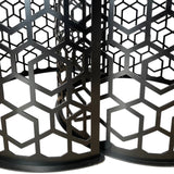 Masa cafea rotunda , set masuta de living rotunde , 2 piese , cu blat sticla securizata , extensibila - BUZ.RO