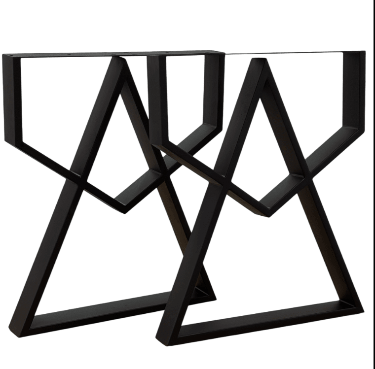 Masa cu blat din pal, cu picioare metal, set Larisa - BUZ.RO