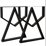 Masa cu blat din pal, cu picioare metal, set Larisa - BUZ.RO