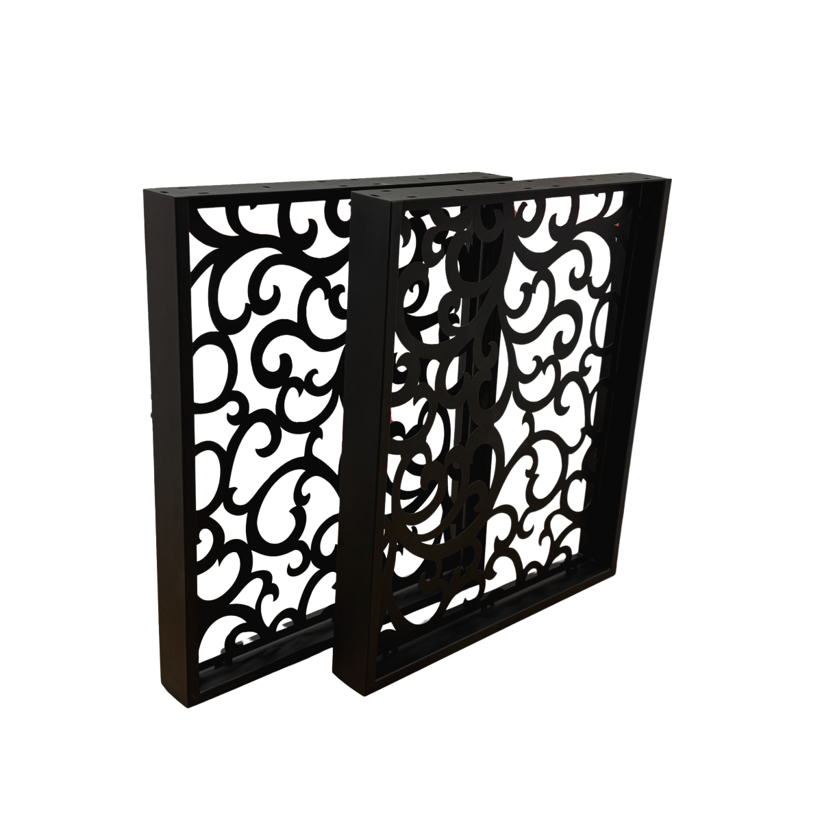 Masa lemn tei, cu picioare masa metal, Destiny, 200 L* 95 l* 75.5 H cm