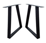 Masa lemn tei, cu picioare masa metal, Edera,  200 L* 95 l* 75.5 H cm