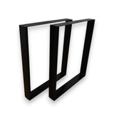 Masa lemn tei, cu picioare masa metal, Selena, 200 L* 95 l* 75.5 H cm