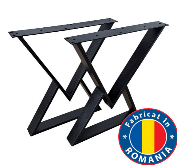 Masa lemn masiv de tei, cu picioare metal, 200x95x78 cm, Raluca - BUZ.RO