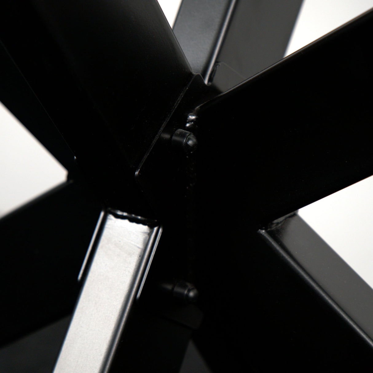 Masa lemn masiv tei, cu picioare masa metal, Lisa - BUZ.RO