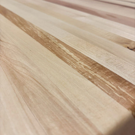 Masa lemn masiv tei, cu picioare masa metal, Viviene, 200x95x78 cm - BUZ.RO