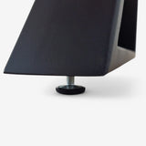 Masa lemn tei, cu picioare masa metal, Anelisse, 200 L* 95 l* 76.5 h cm - BUZ.RO