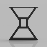 Masa lemn tei, cu picioare masa metal, Cassie, 200 L* 95 l* 75.5 H cm - BUZ.RO