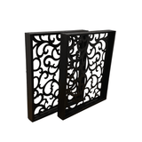 Masa lemn tei, cu picioare masa metal, Destiny, 200 L* 95 l* 75.5 H cm - BUZ.RO