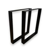 Masa lemn tei, cu picioare masa metal, Selena, 200 L* 95 l* 75.5 H cm - BUZ.RO