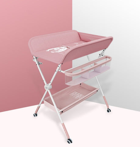 Masa multifunctionala de infasat , schimbat bebelusii , pliabila , roti , 54x90 - BUZ.RO
