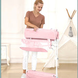 Masa multifunctionala de infasat , schimbat bebelusii , pliabila , roti , 54x90 - BUZ.RO