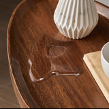 Masuta de cafea cu picior metalic, portabila, model marmura, 40x30x70, LEXI